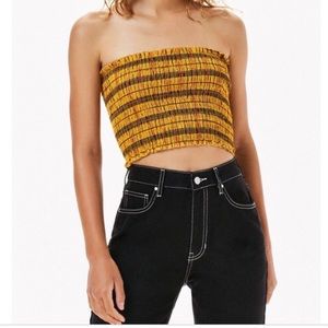 Plaid Tube Top